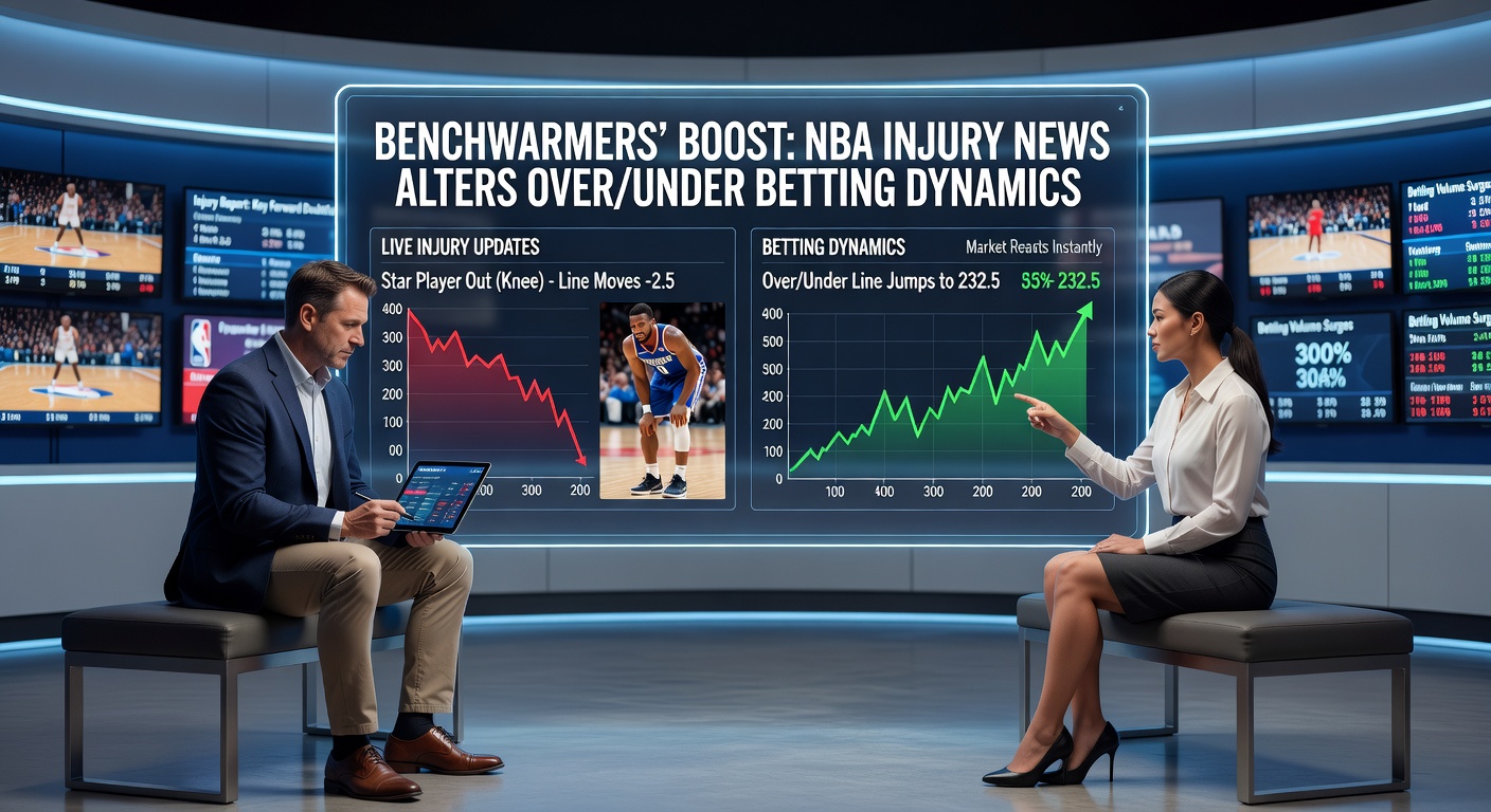 NBA-bankspelers komen in actie terwijl sterspelers geblesseerd toekijken, wat de totale punten in wedstrijden beïnvloedt