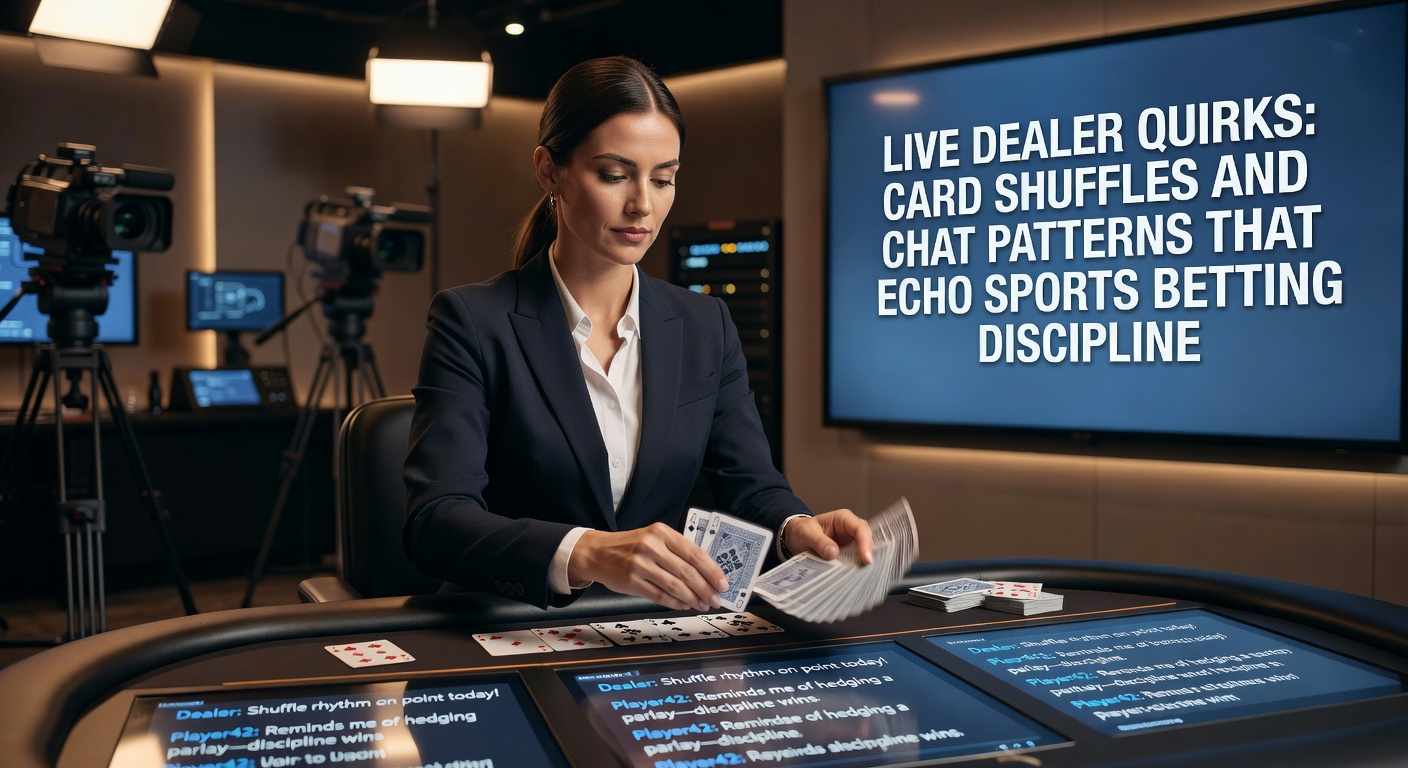 Speler chat interageert met live dealer tijdens een spannende shuffle in een roulette sessie